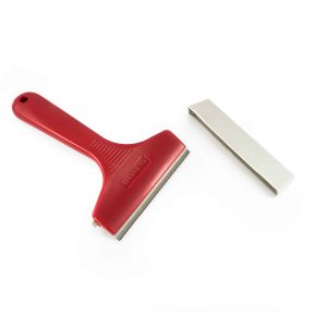 Raspador angulado rojo 10cm