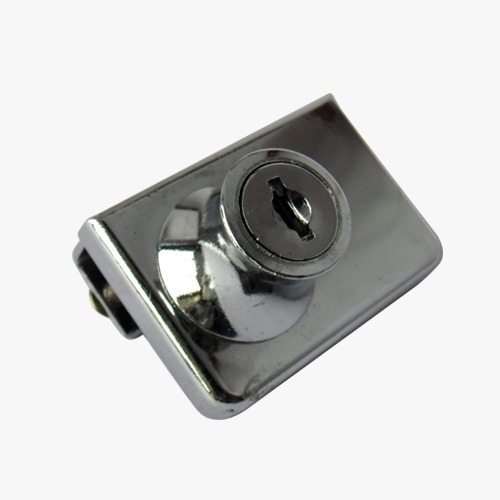 Chapa cromada p/vidrio doble aure