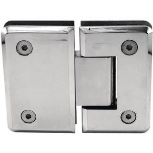 Bisagra de 180° vidrio - vidrio