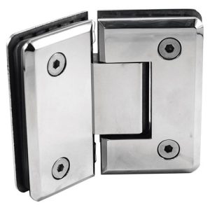 Bisagra de 130° vidrio - vidrio