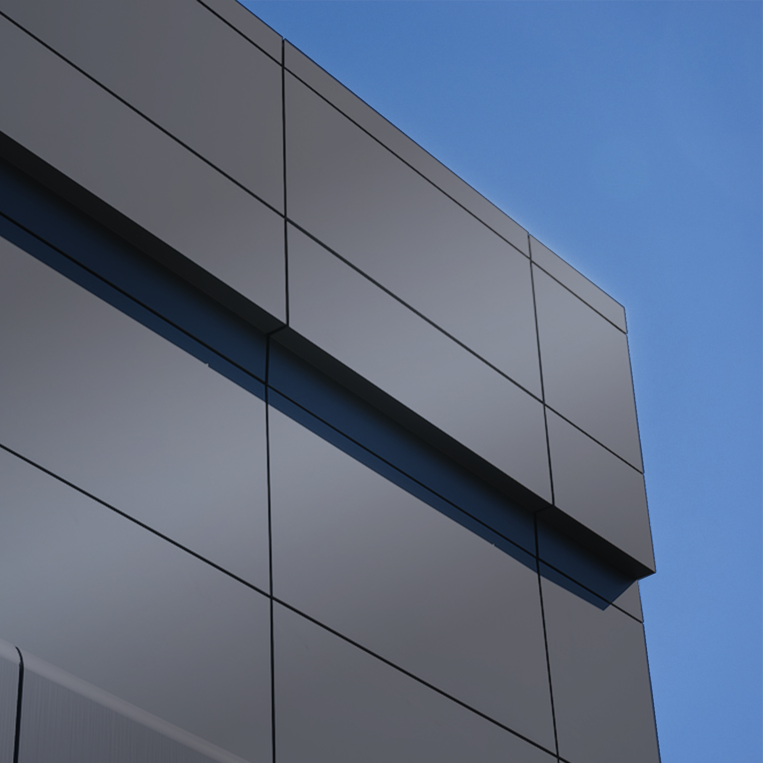 Panel de aluminio compuesto color gris grafito