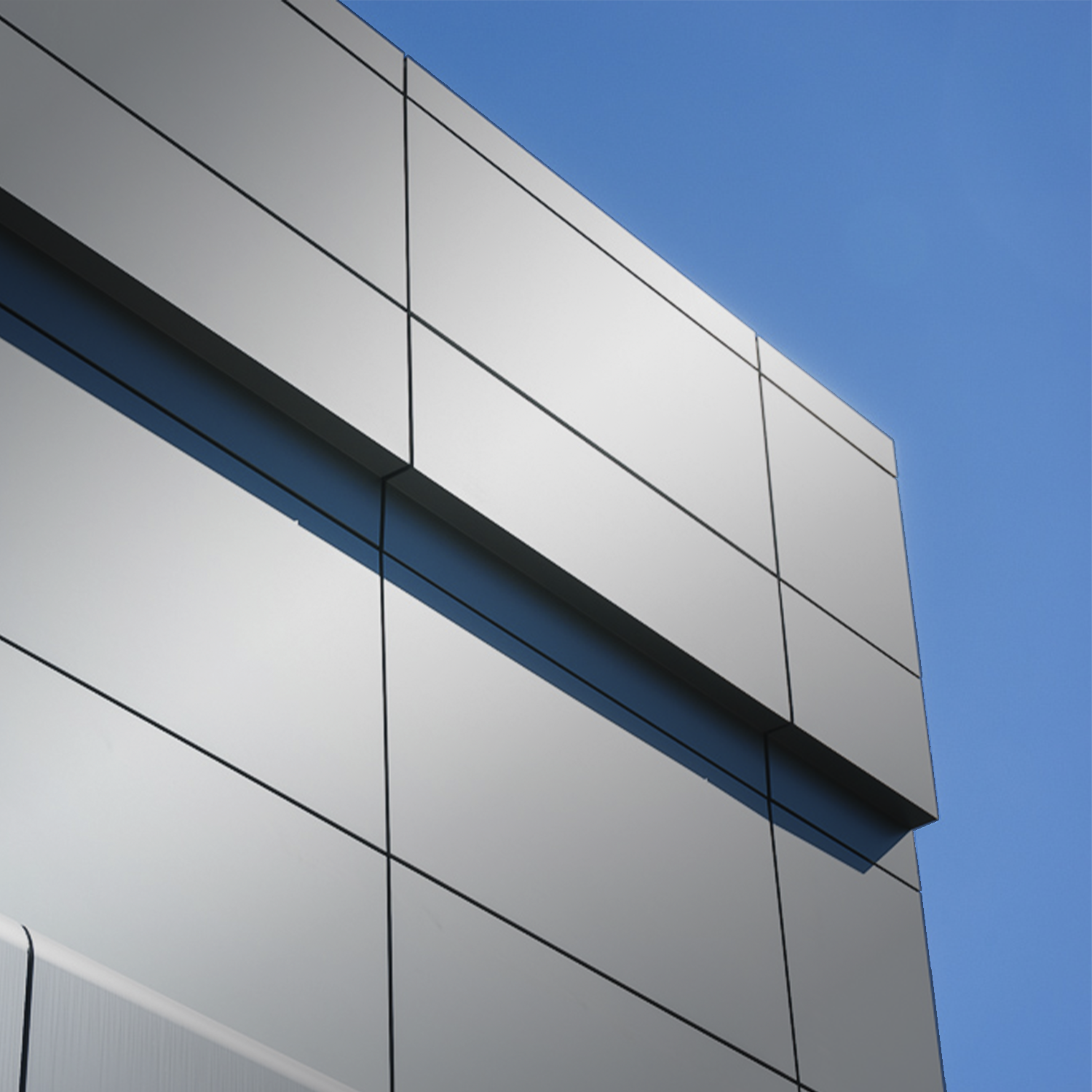 Panel de aluminio compuesto color gris